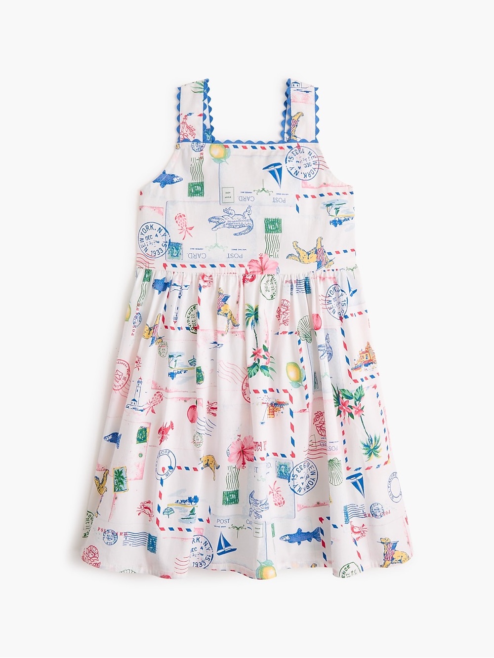 J. Crew Girls' postcard dress - EUC Size 4